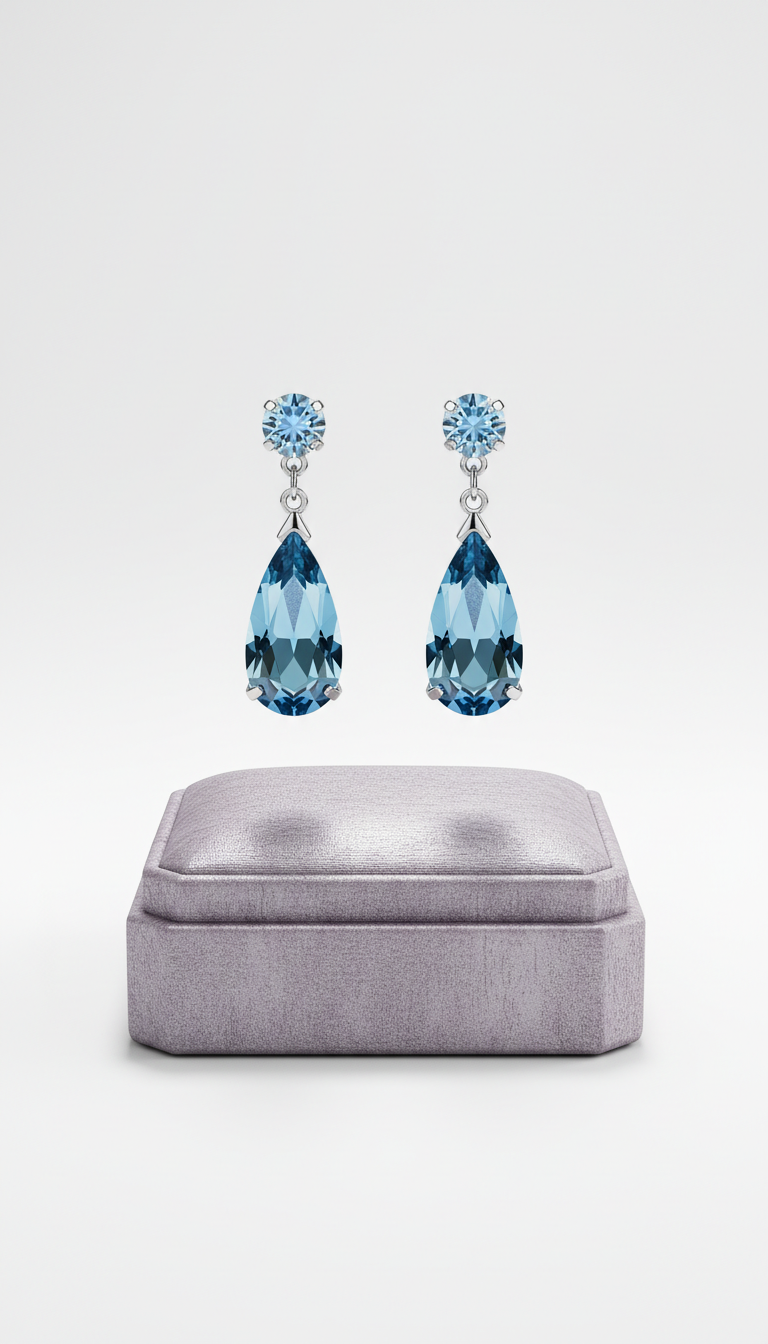 Eternal Sparkle Crystal Drop Earrings