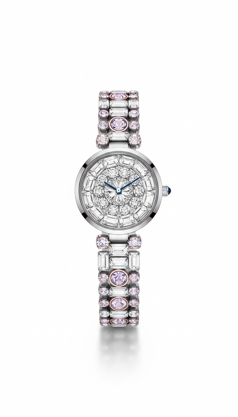 Timeless Elegance Crystal Watch